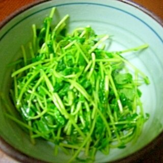 レンジで☆豆苗と三つ葉のナムル